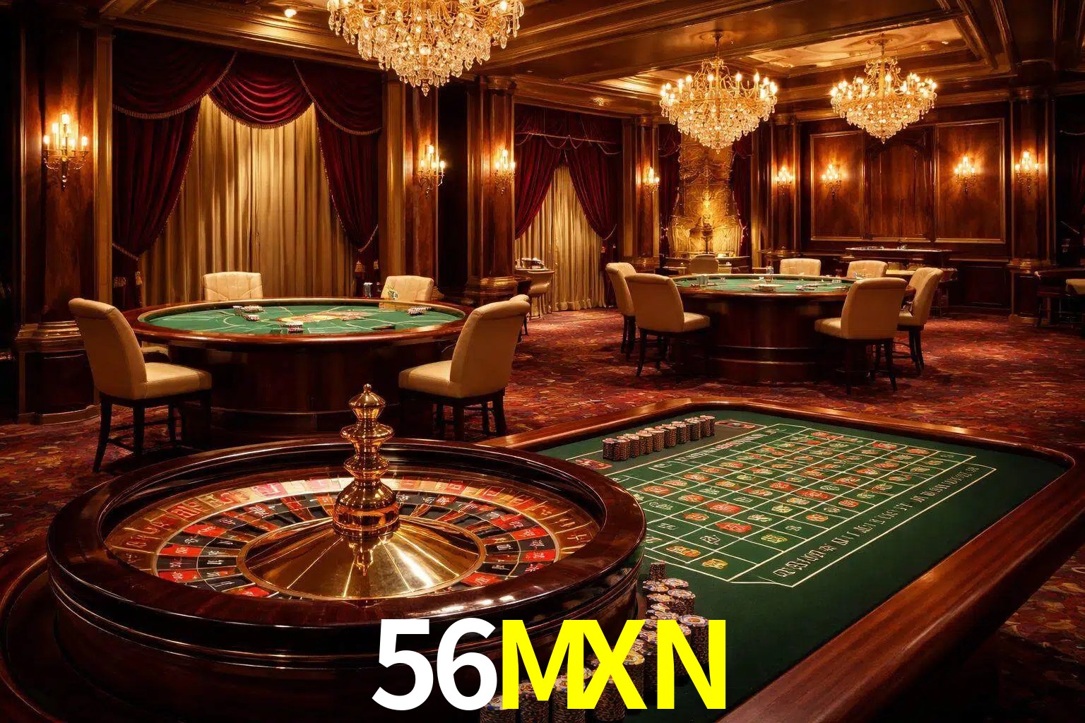 Una escena premium de mesa de casino en vivo con cartas, elementos de ruleta y un ambiente pulido de estudio de transmisión.